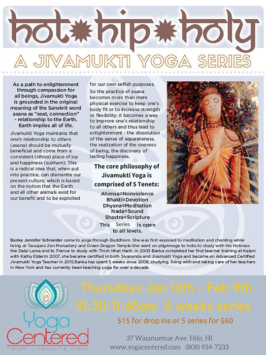 Jivamukti Yoga Series - Hawaii Eco Living